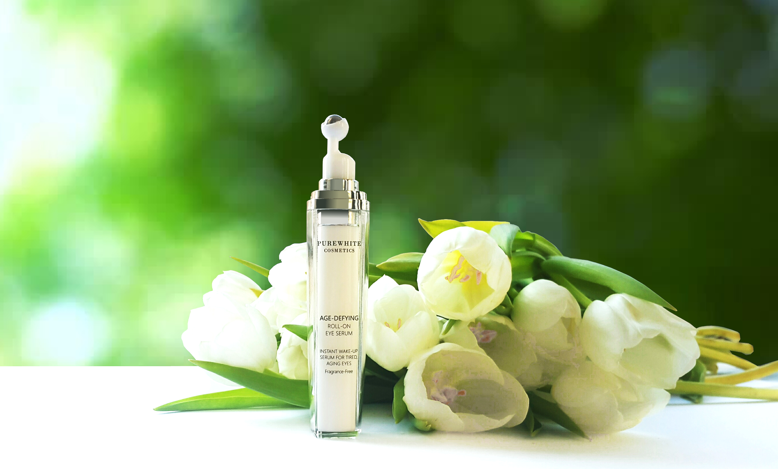 Pure White Cosmetics - Introducing NEW Age-Defying Roll-on Eye Serum